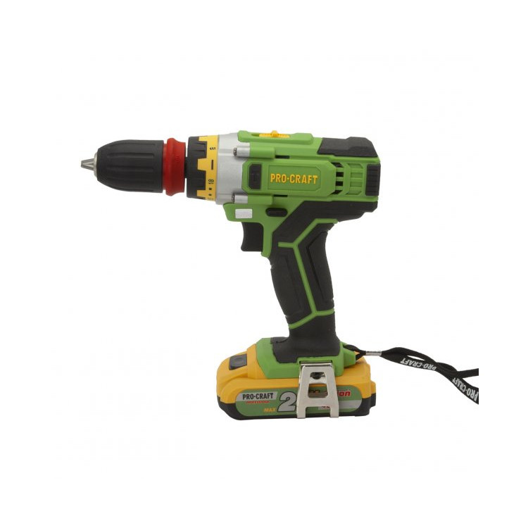 Шуруповерт акумуляторний PRO-CRAFT PA212 (дві батареї)