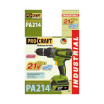 Шуруповерт акумуляторний PRO-CRAFT PA214 (дві батареї, в кейсі)