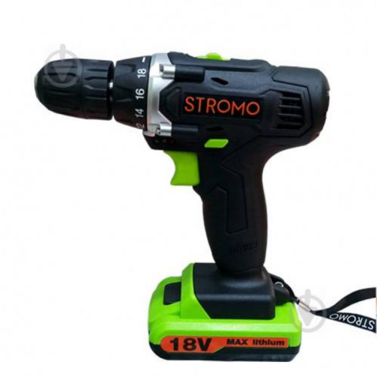 Шуруповерт акумуляторний Stromo SA-18PRO Extra