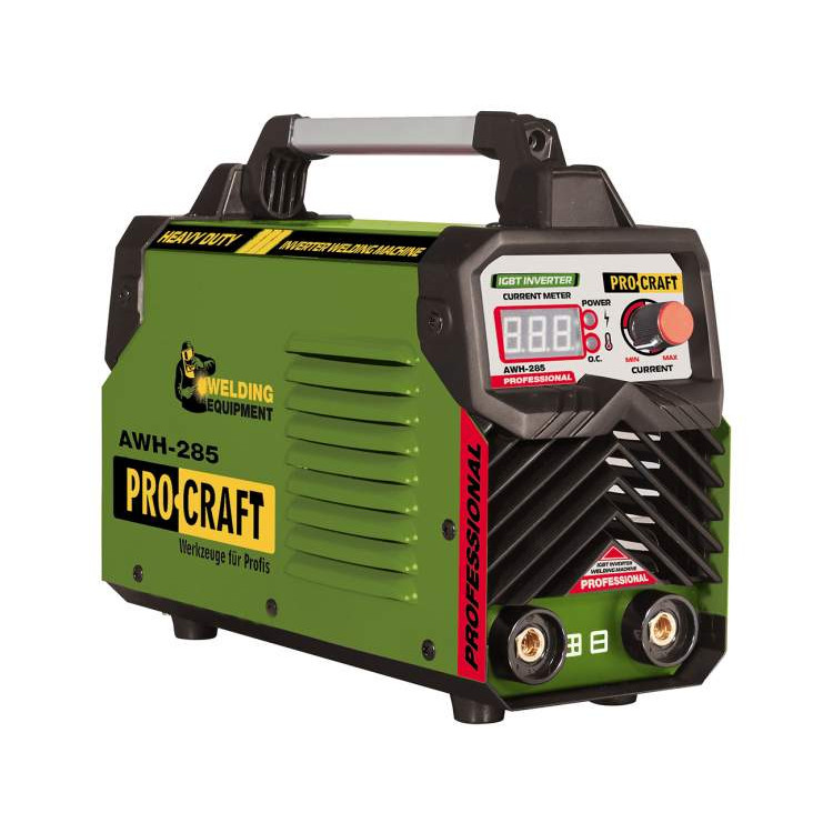 Зварювальний апарат інверторний Procraft AWН-285 (20 – 285 А, електрод 1,6 – 4,0 мм)
