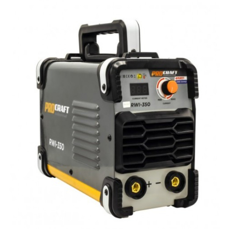 Зварювальний апарат інверторний Procraft Industrial RWI-350 (20-350А, 1,6 - 6,0 мм )LONG RANGE 5м