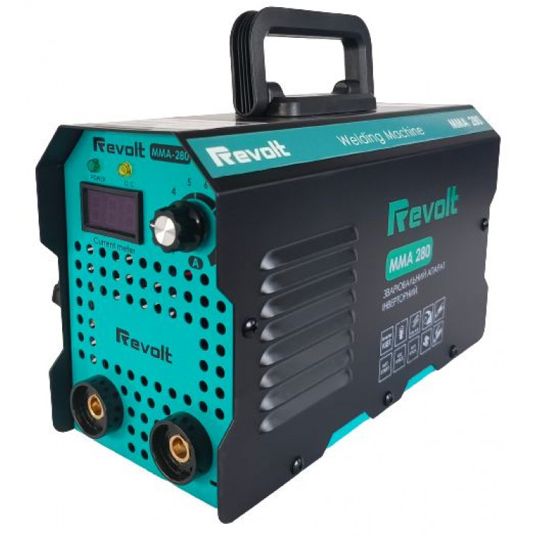 Зварювальний апарат інверторний Revolt MMA-280 (20 - 280 А, електрод 1,6 -4 мм)
