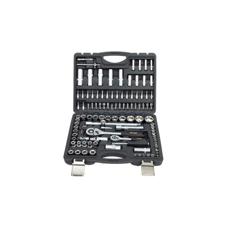 Набір торцевих насадок і біт 108 предметів PRO-CRAFT WS-108/72