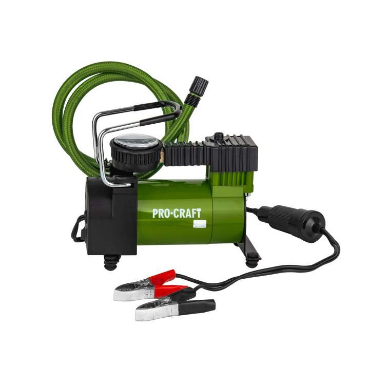 Компресор автомобільний однопоршневий 35л/хв.170Вт PRO-CRAFT LK170 7Атм. в сумці (від клем та прикур