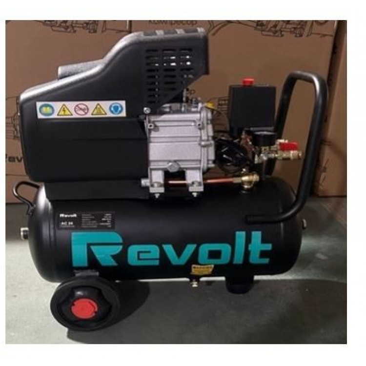 Компресор одноциліндровий 1,8кВт 210л/мин 8бар 50л REVOLT AC 50