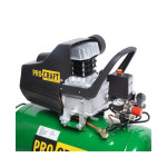 Компресор одноциліндровий 2,0 кВт 220л/хв 8бар 50л PRO-CRAFT  2 виходи