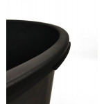 Таз будівельний TM KAVOR чорний круглий (прорезинений) 40 л