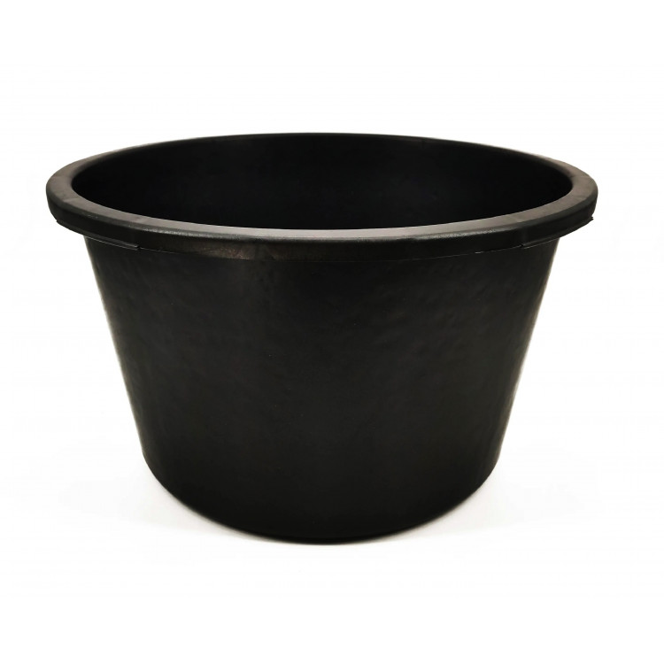 Таз будівельний TM KAVOR чорний круглий (прорезинений) 65 л