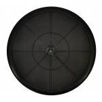 Таз будівельний TM KAVOR чорний круглий (прорезинений) 90 л