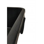 Таз будівельний TM KAVOR чорний прямокутний (прорезинений) 40 л