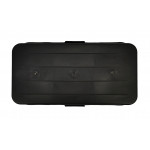 Таз будівельний TM KAVOR чорний прямокутний (прорезинений) 40 л