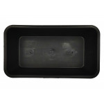 Таз будівельний TM KAVOR чорний прямокутний (прорезинений) 40 л