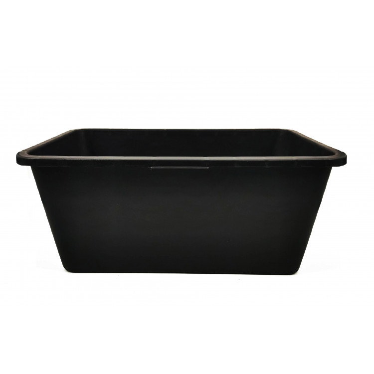 Таз будівельний TM KAVOR чорний прямокутний (прорезинений) 60 л