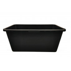 Таз будівельний TM KAVOR чорний прямокутний (прорезинений) 90 л