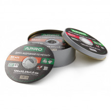 Диск відрізний по металу в кейсі 125х1.0х22.2 мм (25 шт в кейсі)