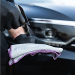 K2 QUADRA  Рушник для скла з вафельної мікрофібри 40х40см  D4030