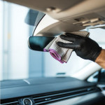 K2 QUADRA  Рушник для скла з вафельної мікрофібри 40х40см  D4030