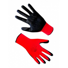 DOLONI  Рукавиці з нітрил покриттям  червоні (10розмір) 69783