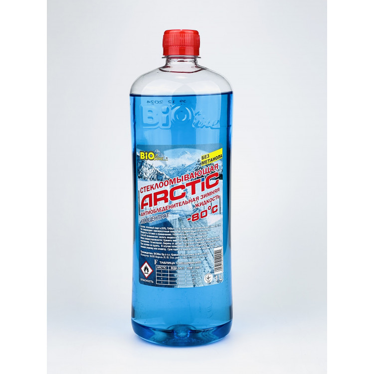 Склоомивач зимовий BIOCLEAN Arctic, концентрат  -80С  1л
