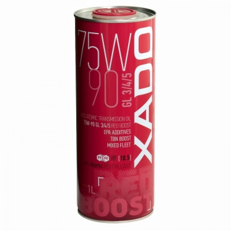 Олива трансмісійна XADO Atomic Oil 75W-90 GL 3/4/5 Red Boost 1л  XA 26118