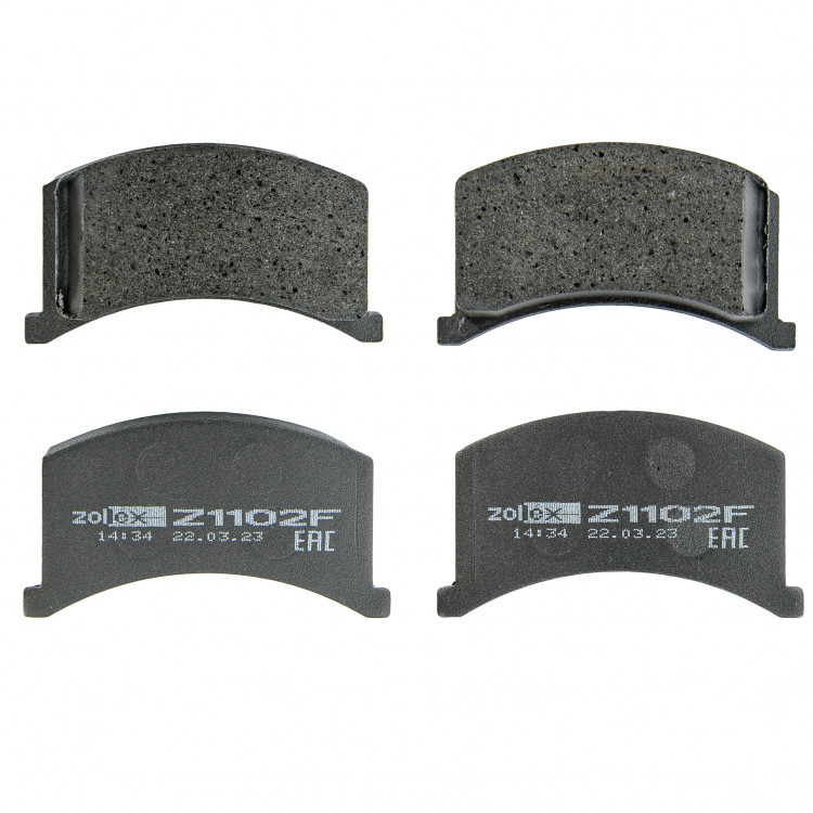 Zollex Колодки гальмівні 1102 передні  Z1102F