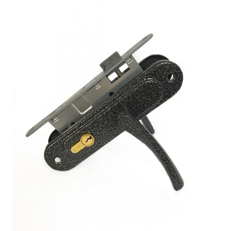 Замок врізний Аріко з серцевиною сірий