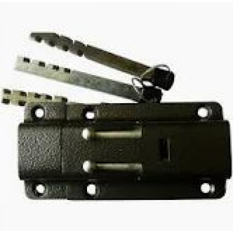 Замок накладний рейковий 2 риг.