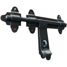 Засув під замок фігурний чорний