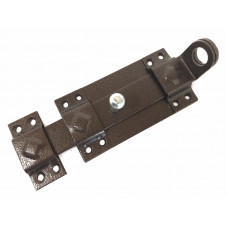 Засув плоский 150 коричневий