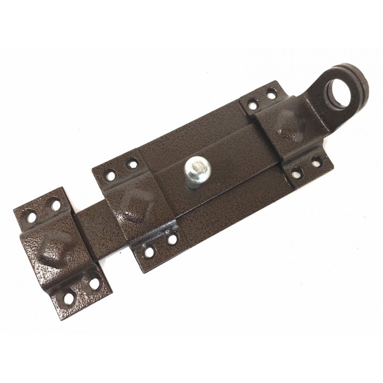 Засув плоский 150 коричневий