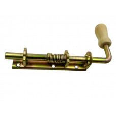 Засув пружинний 120 з дер.ручкою