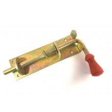 Засув пружинний 160  пласт.ручка