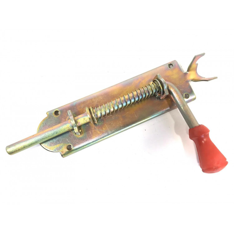 Засув пружинний 180  пласт.ручка