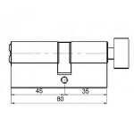 Серцевина VORTEX  ETA-80  35б/45  k/b