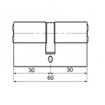 Серцевина VORTEX  ET-60  30/30  k/b