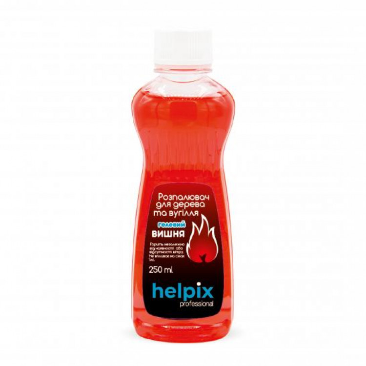 Helpix Засіб для розпалювання дерева та вугілля. Гелевий. Вишня. 250 мл