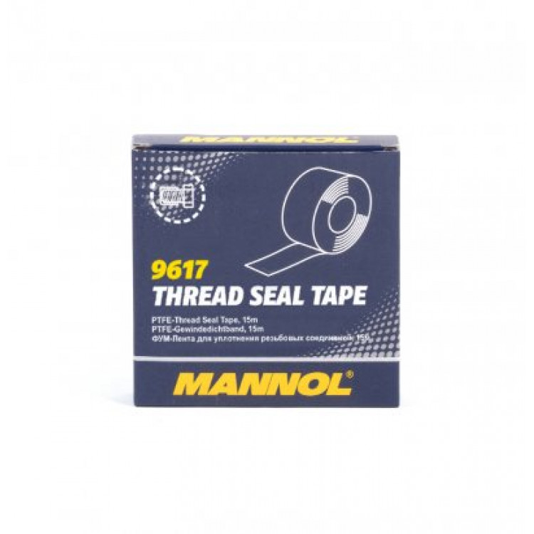 Mannol Стрічка фторопластова універсальна Thread Seal Tape (15м-19мм -0,075мм) 9617