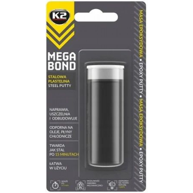K2 Холодна зварка MEGA BOND 40гр B323 (сіра)