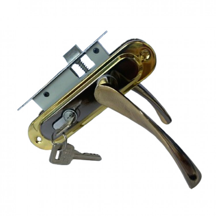 Замок врізний YPN Браво BN/GP