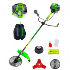 Тример бензиновий PROFI-TEC PT-5700 Professional (2 диска SWISSNOX + котушка н/а + ранець)