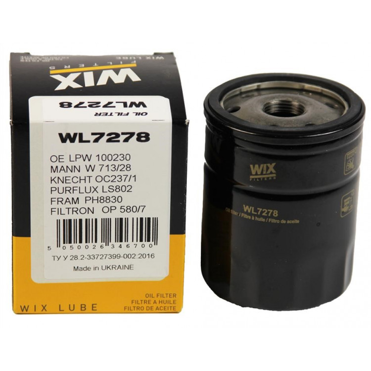 WIX WL7278 (OP580/7)