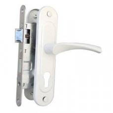 Замок врізний Аріко з серцевиною білий