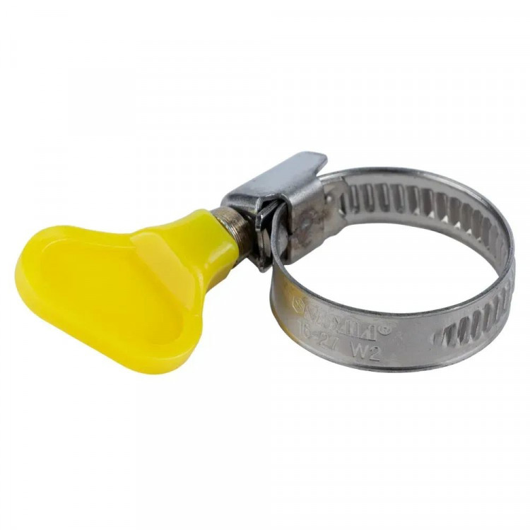 Хомут нержавіючий 12-20мм HC з метеликом