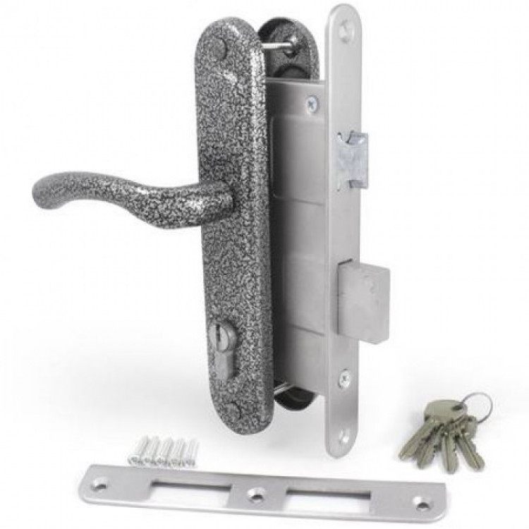 Замок врізний Мотор Січ Кумру сірий