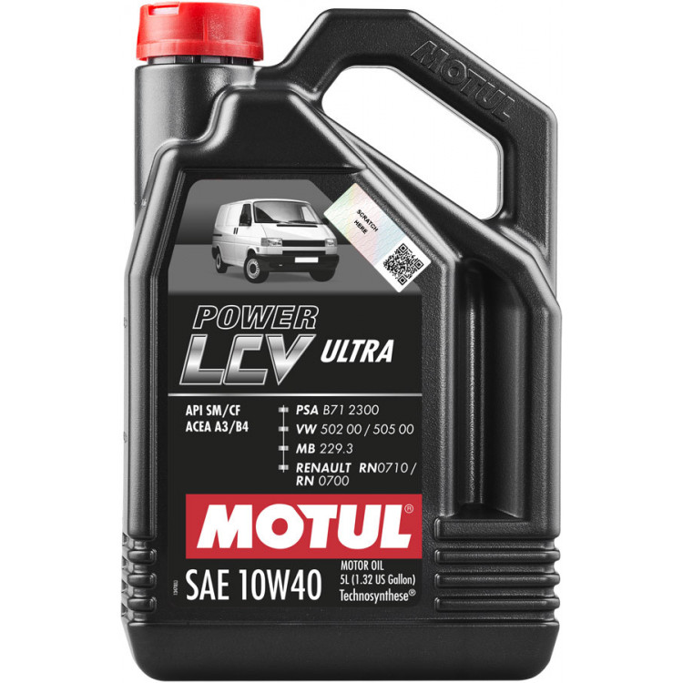 Олива моторна MOTUL Power LCV Ultra 10W-40 5л  106156