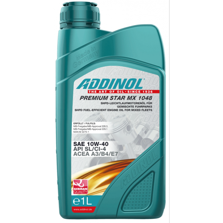 Олива моторна Addinol Premium Star MX 1048 10W-40 1л.