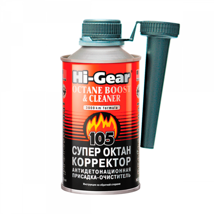 HI-GEAR Супер октан-коректор (на60л) 325ml HG3306