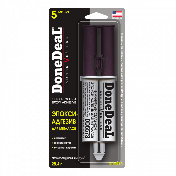 DoneDeaL Клей епоксид адгезив (шприц) 28.4g DD6573