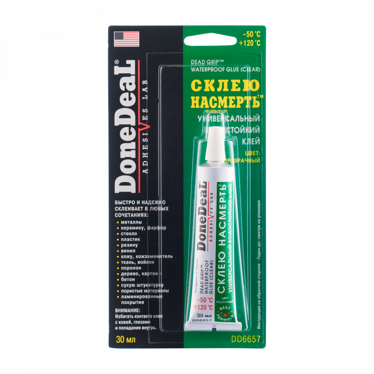 DoneDeaL Клей прозорий Склею на смерть 30ml DD6650