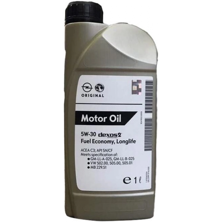 Олива моторна GM Opel Dexos 2 5W-30  1л